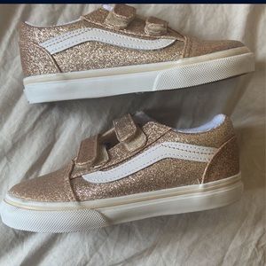 Vans toddler glitter shoes